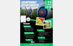 Championnat départemental TAE par équipe au terrain de Baden