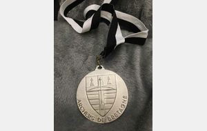 Médaille argent Lydia Riec sur Belon le 14 février 2022